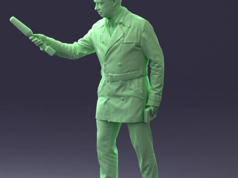 000084 Journalist 0920 3D Model