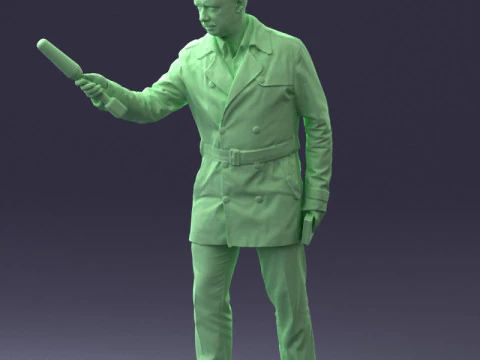 000084 Journalist 0920 3D Model