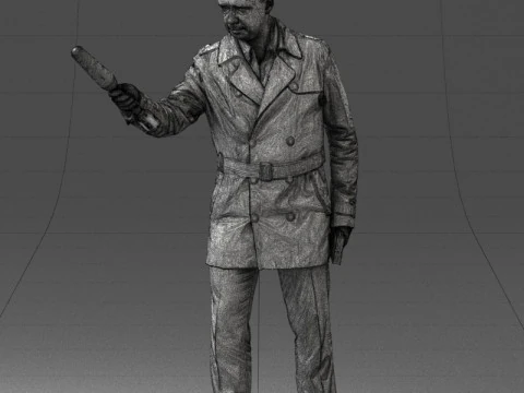 000084 Journalist 0920 3D Model