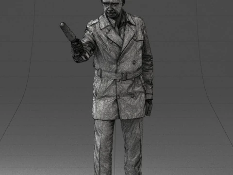 000084 Journalist 0920 3D Model