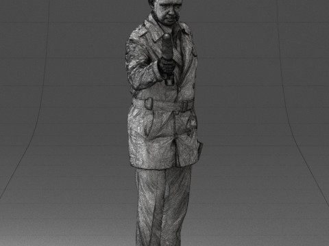 000084 Journalist 0920 3D Модель