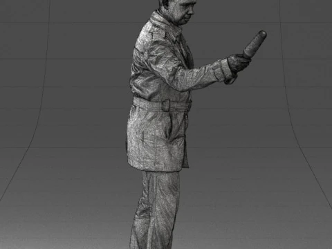 000084 Journalist 0920 3D Model