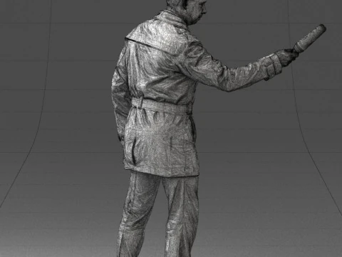 000084 Journalist 0920 3D Model