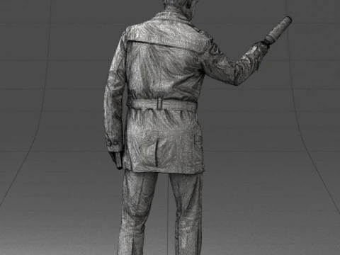 000084 Journalist 0920 3D Model