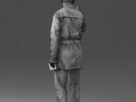 000084 Journalist 0920 3D Model