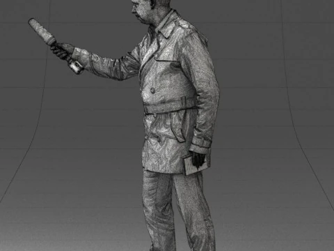 000084 Journalist 0920 3D Model