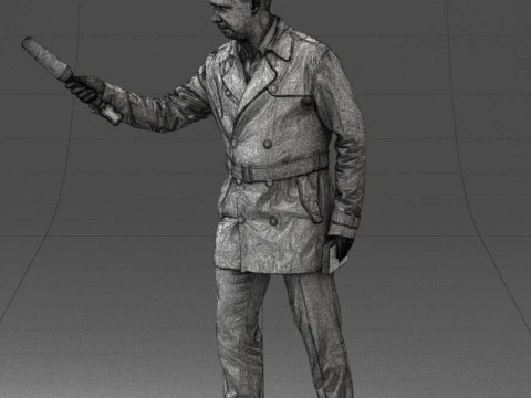 000084 Journalist 0920 3D Model