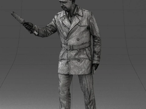 000084 Journalist 0920 3D Model