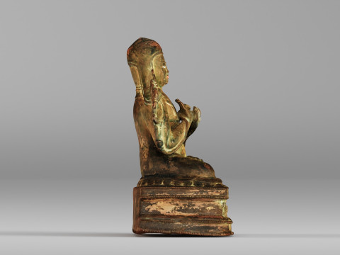 001643 Ancient Tibetan Buddha Statue 3D Scan 3D Принт Модель