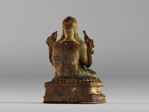 001643 Ancient Tibetan Buddha Statue 3D Scan 3D Принт Модель