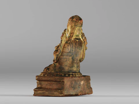 001643 Ancient Tibetan Buddha Statue 3D Scan 3D Print Model