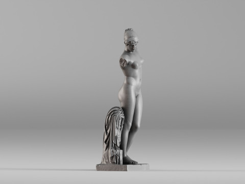 001651 Aphrodite of the Bath 3D Baskı Modeli