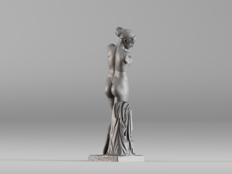 001651 Aphrodite of the Bath 3D Baskı Modeli