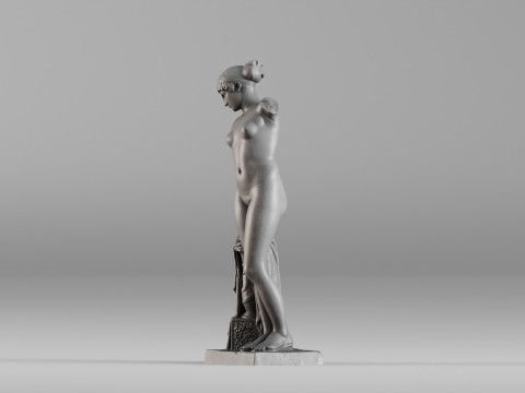 001651 Aphrodite of the Bath 3D Baskı Modeli
