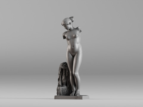 001651 Aphrodite of the Bath 3D Baskı Modeli