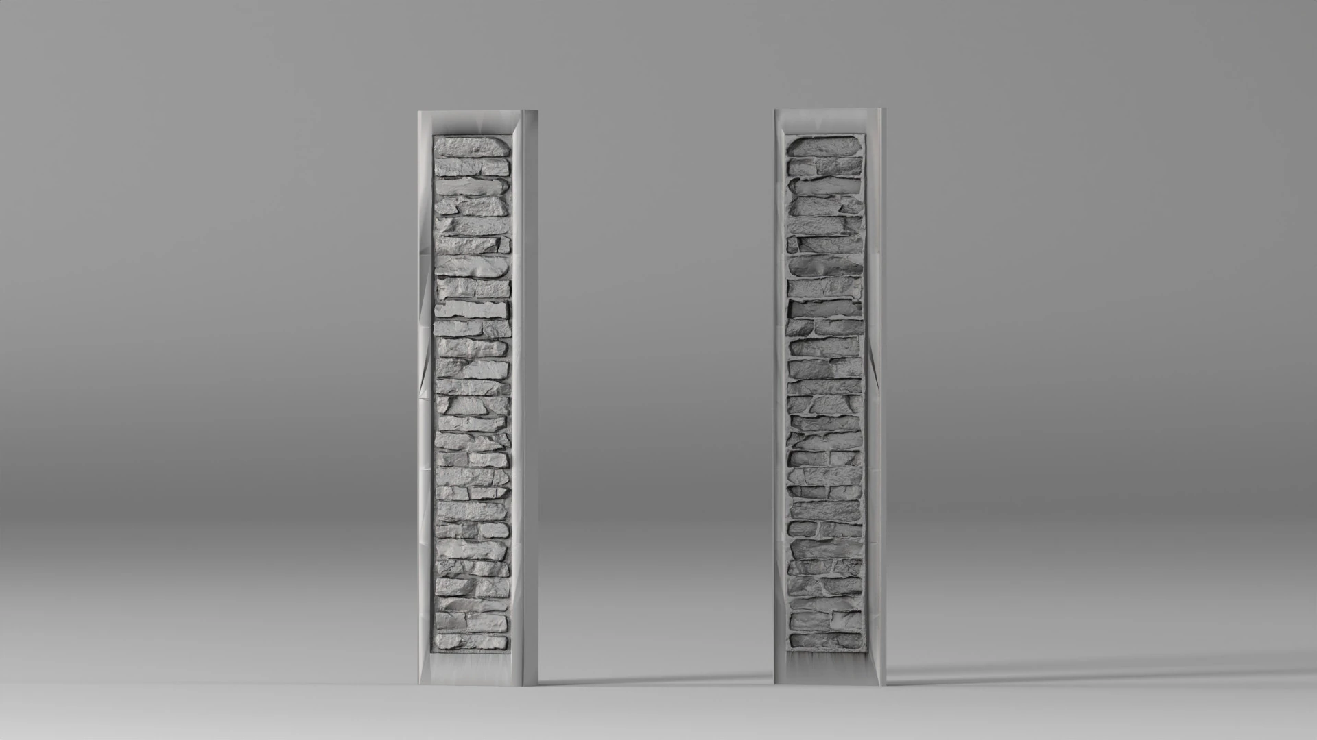 001653 Stone Panel Casting Mold 3D Print Model .c4d .max .obj .3ds .fbx .stl .blend