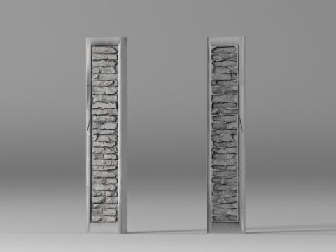 001653 Stone Panel Casting Mold Model Cetak 3D