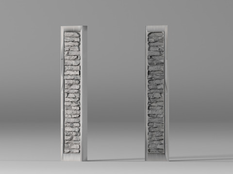 001653 Stone Panel Casting Mold 3D Принт Модель