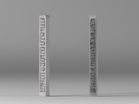 001653 Stone Panel Casting Mold 3D Принт Модель