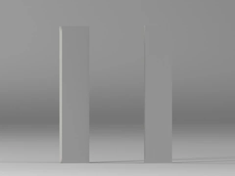001653 Stone Panel Casting Mold 3D Print Model
