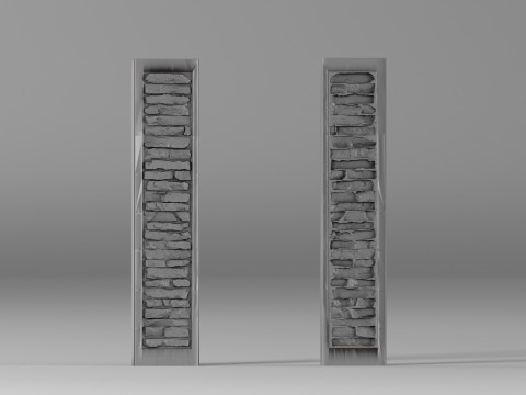 001653 Stone Panel Casting Mold 3D Принт Модель