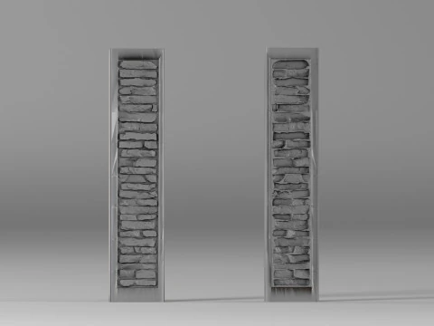 001653 Stone Panel Casting Mold 3D Print Model