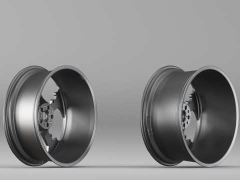 001655 3D Scan of Car Alloy Wheel Rim 3D 프린트 모델