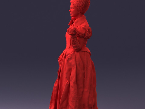 000302 Queen of Spades 1101 3dp 3D Druckmodell