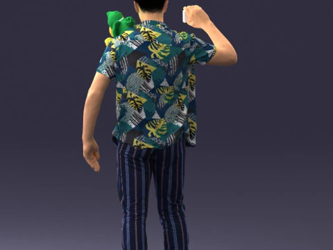 000304 Detektif dengan Parrot 1101 3dp Model Cetak 3D