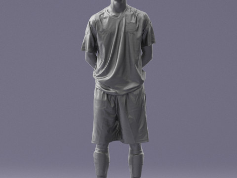 000320 Soccer Team Collection 3dp Modèles 3D en vedette