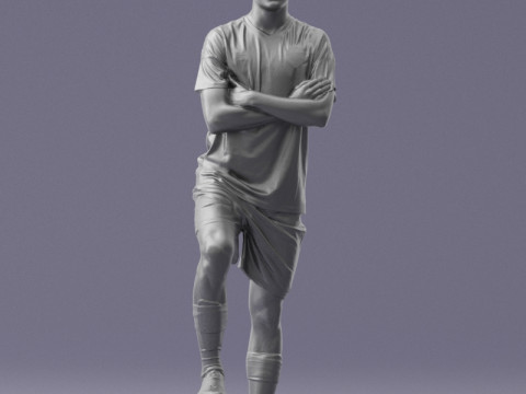000320 Soccer Team Collection 3dp Modèles 3D en vedette