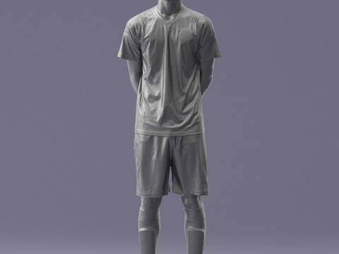 000320 Soccer Team Collection 3dp Modèles 3D en vedette