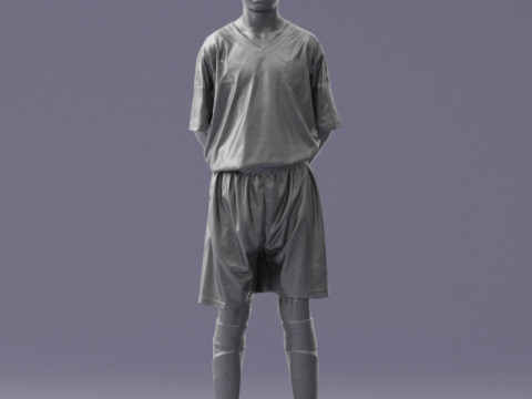 000320 Soccer Team Collection 3dp Modèles 3D en vedette