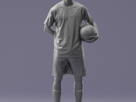 000320 Soccer Team Collection 3dp Modèles 3D en vedette