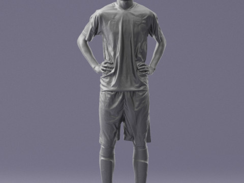 000320 Soccer Team Collection 3dp Modèles 3D en vedette