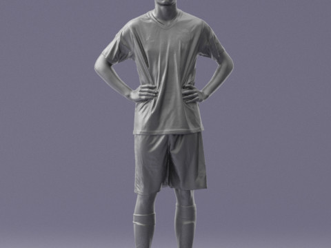000320 Soccer Team Collection 3dp Modèles 3D en vedette