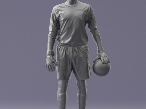 000320 Soccer Team Collection 3dp Modèles 3D en vedette