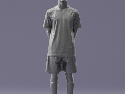 000320 Soccer Team Collection 3dp Modèles 3D en vedette