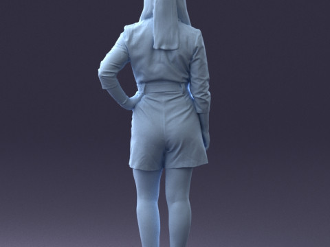 000334 Mujer de negocios elegante 0122 Modelo 3D