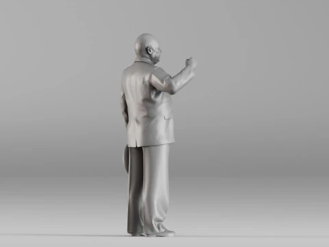 S00026 Nikita Khrushchev 3dp 3D Print Model