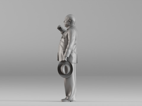 S00026 Nikita Khrushchev 3dp Modèles 3D en vedette