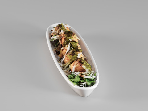 Comida de aperitivo S00102 Takoyaki Modelo 3D