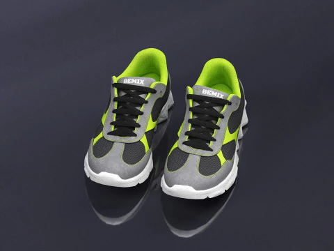 S00052 Sport Sneakers 3D Model