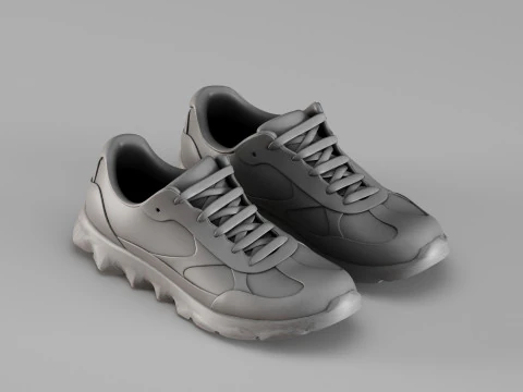 S00052 Sport Sneakers 3dp 3D Print Model