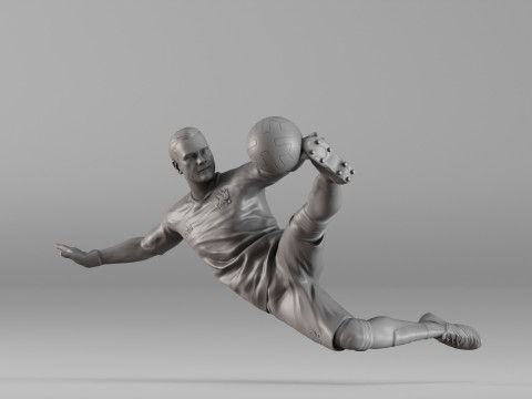 S00027 Gardien légendaire Igor Akinfeev Modèles 3D en vedette