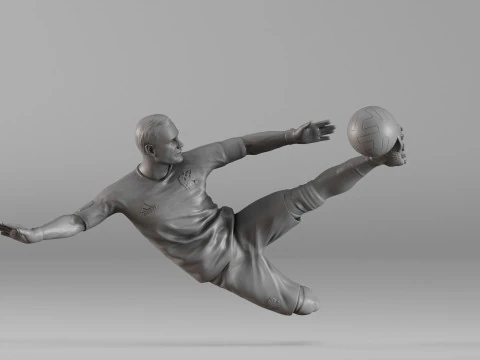 S00027 Legendarische doelman Igor Akinfeev 3D printmodel