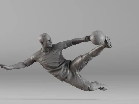 S00027 Legendary Goalkeeper Igor Akinfeev 3D Print Model