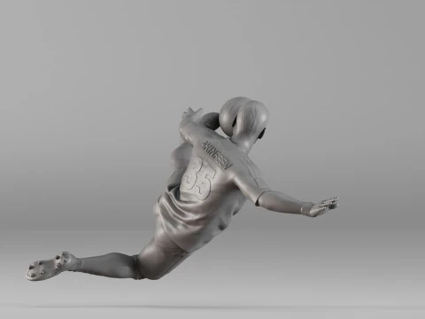 S00027 Legendary Goalkeeper Igor Akinfeev 3D Print Model