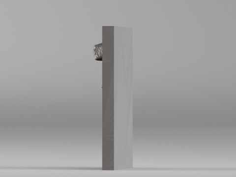 001665 Khachkar Mothers Hands Hochdetailliertes Relief für den 3D-Druck 3D Druckmodell