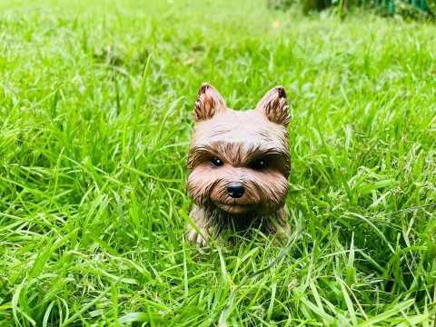 S00006 约克夏梗雕塑 3D 打印模型